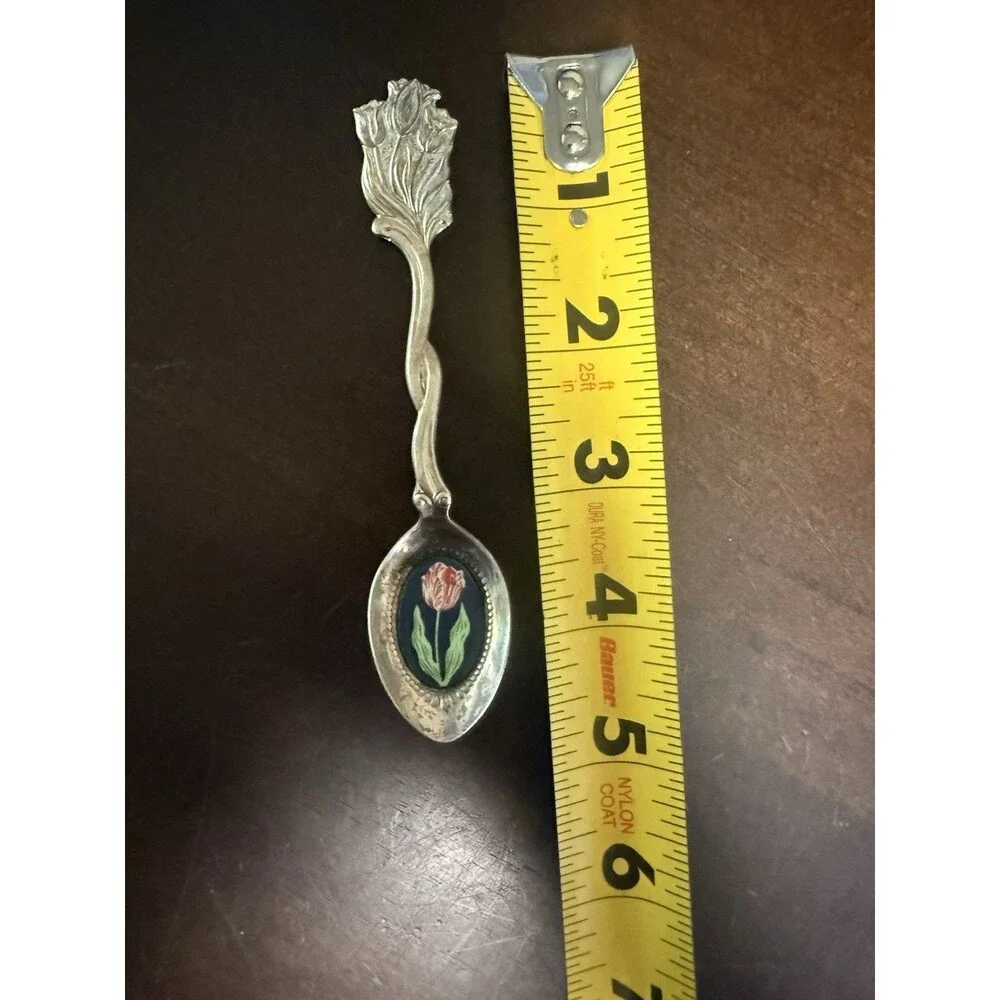 Breck's Bulbs Founded 1818 Tulip Silver Plated Holland Spoon 4.5
